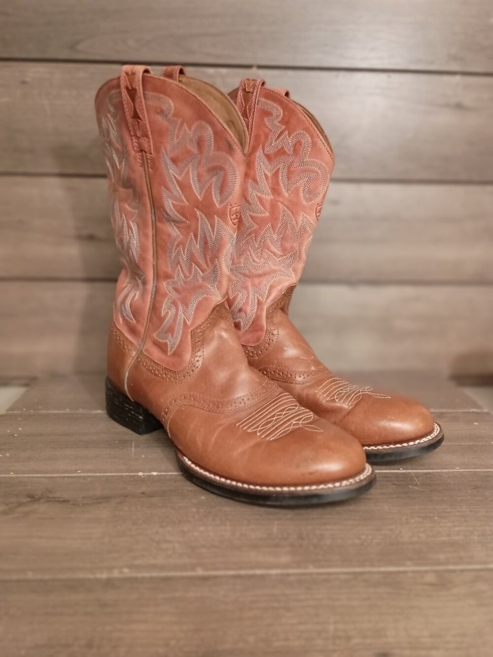 Ariat Women Western Cowboy Boots Size 10B 17456 Brown Leather